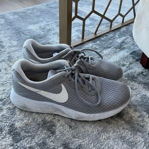 Grey Nike shoes
